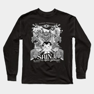 Shinji Krazy Kid with Silly Problems old Cartoon Long Sleeve T-Shirt